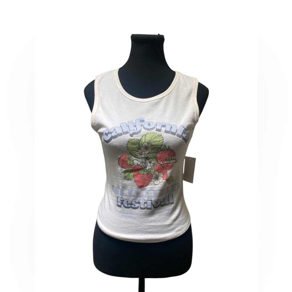 Awake California Festival Graphic Tank Top NWT M